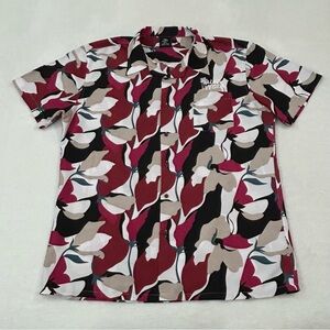 DC Classic Las Vegas Palm Tree Hawaiian Button Up Short Sleeve Shirt Men’s 2XL